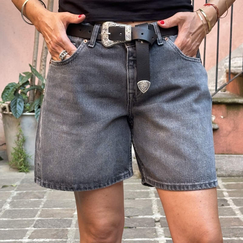 DR DENIM SHORT HILL NERO