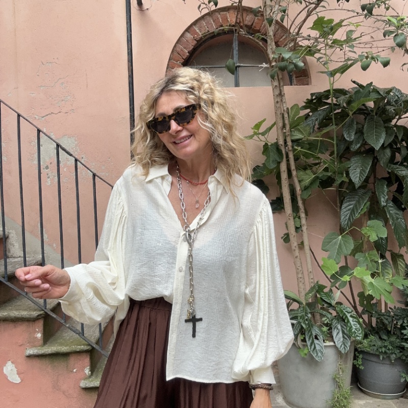 YOU DECIDE CAMICIA C10687 LATTE