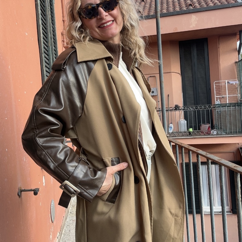 PHILIA LOFT TRENCH V02V0025 CAMMELLO