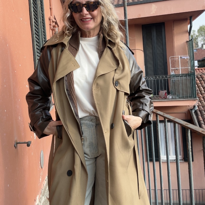 PHILIA LOFT TRENCH V02V0025 CAMMELLO