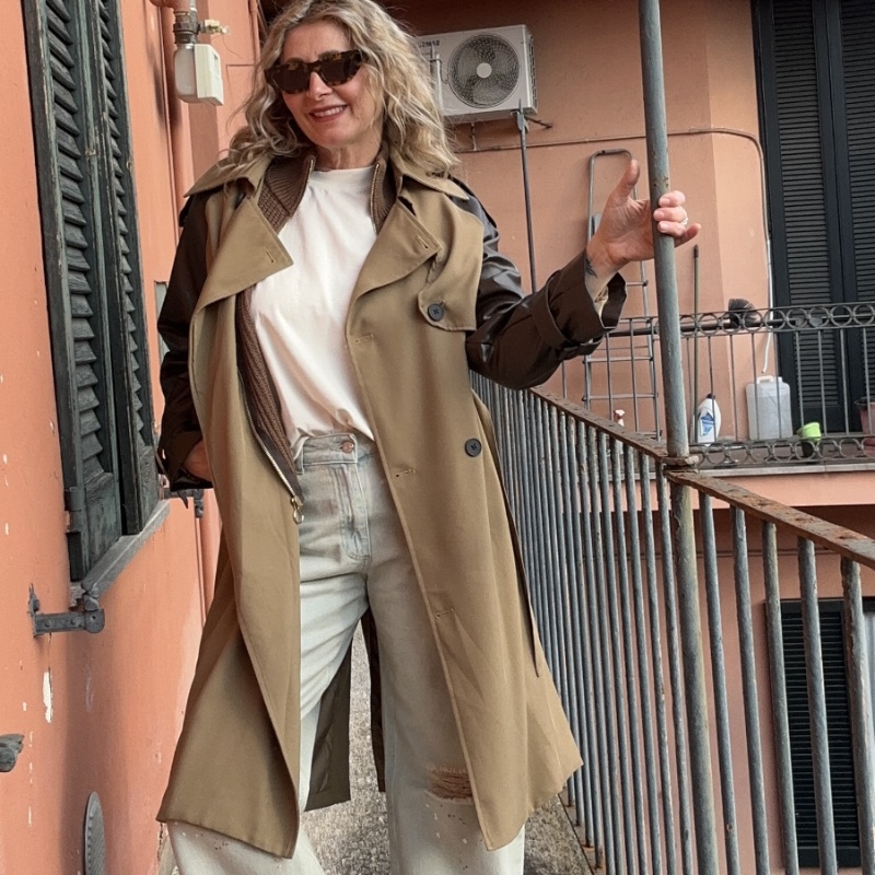 PHILIA LOFT TRENCH V02V0025 CAMMELLO