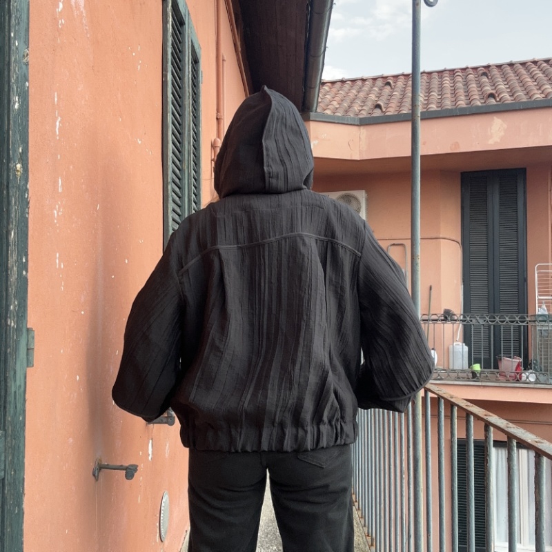 PAPUCEI BOMBER EZRA NERO
