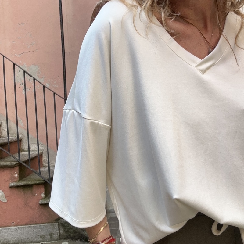 NUMERO155 TSHIRT PENELOPE BIANCO