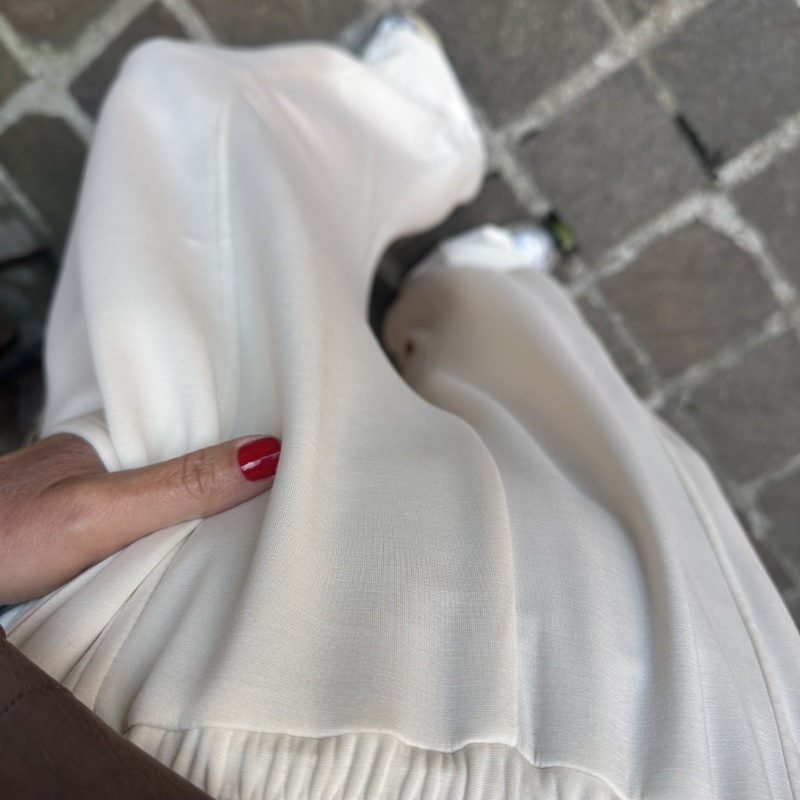 NUMERO155 PANTALONE ALY LATTE