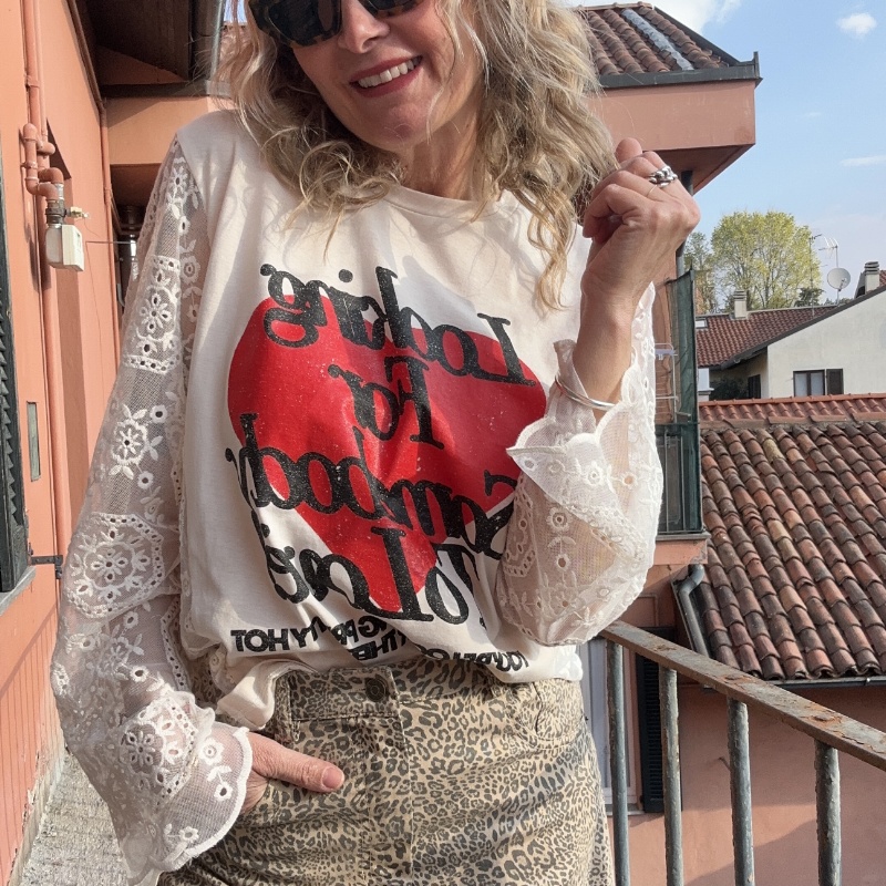 MOTEL TSHIRT 38597 LATTE