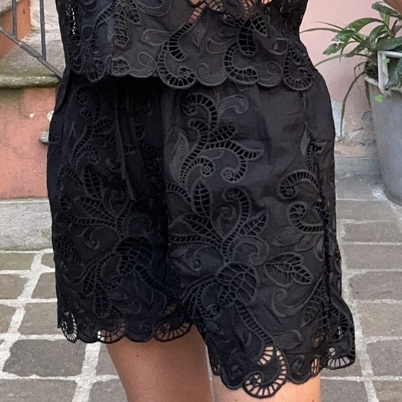 GLAMOROUS SHORT GLAMAN5780 NERO