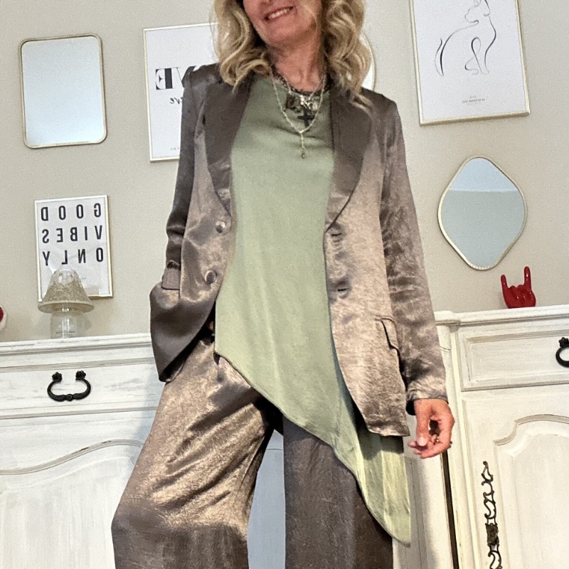NUMERO155 BLAZER SIENNA EBANO