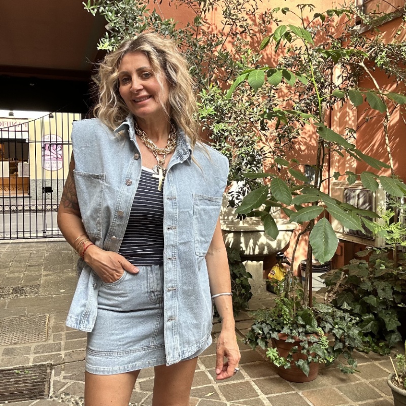 NUMERO155 COORDINATO DENIM JEANS