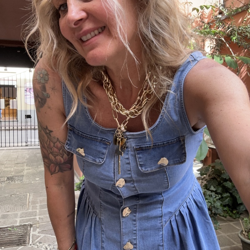 NUMERO155 ABITO FROU JEANS