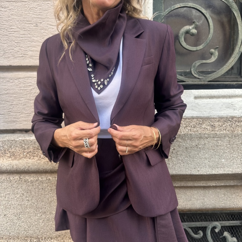 YOU DECIDE BLAZER J11138 VINO