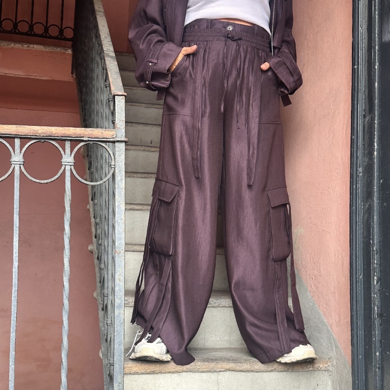 YOU DECIDE PANTALONE P11141 VINO