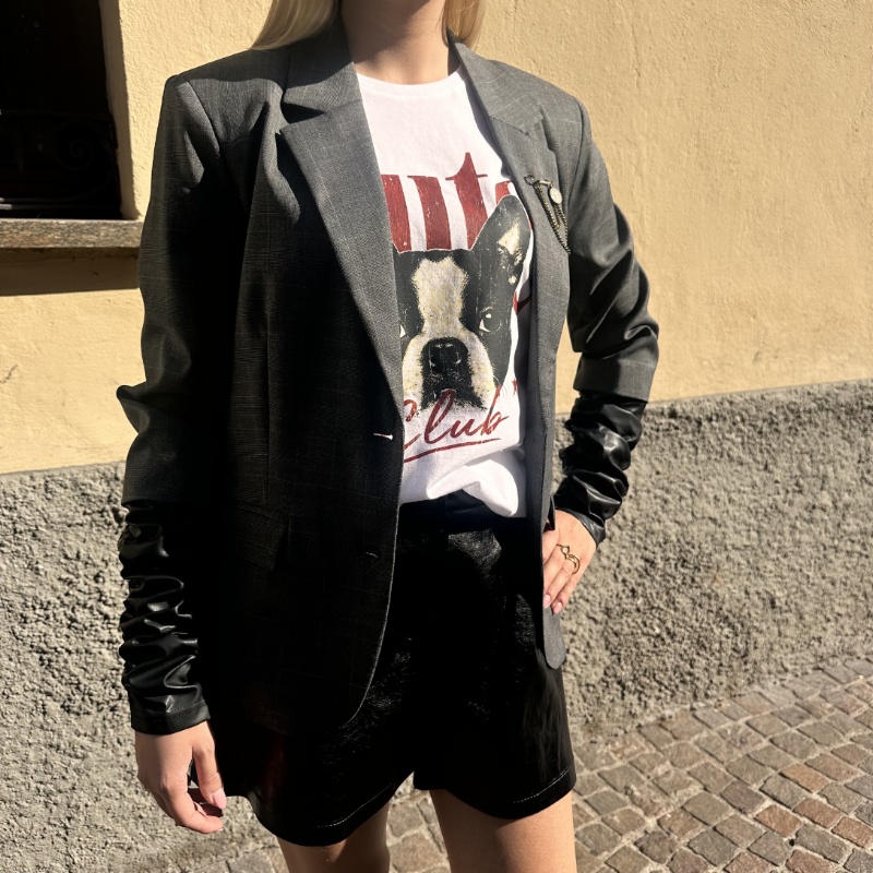 YOU DECIDE BLAZER J11127 GRIGIO