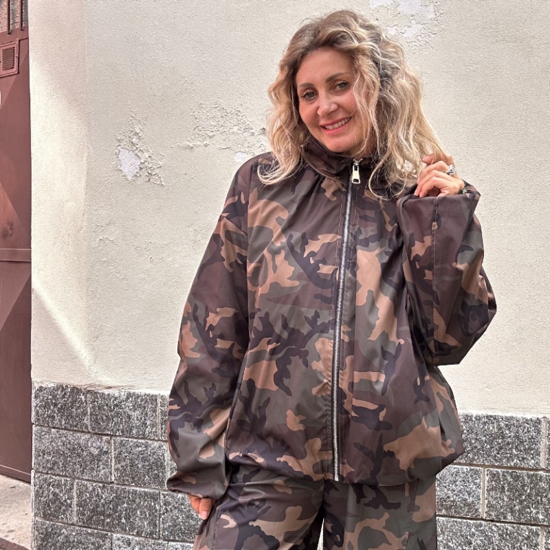 NUMERO155 GIACCA MARLON CAMOUFLAGE