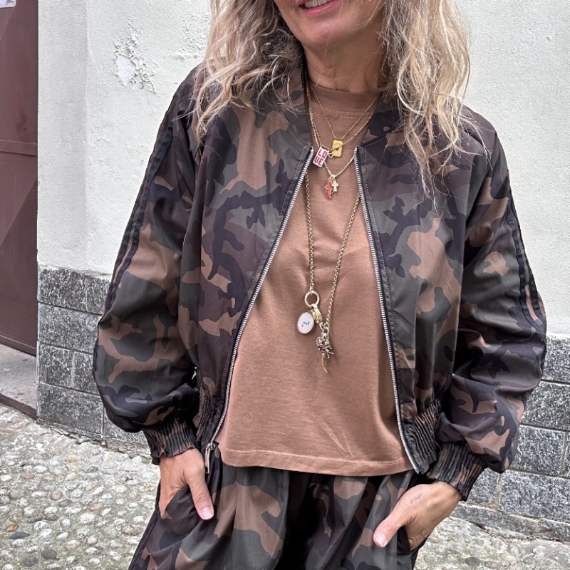 NUMERO155 GIACCA CARY CAMOUFLAGE